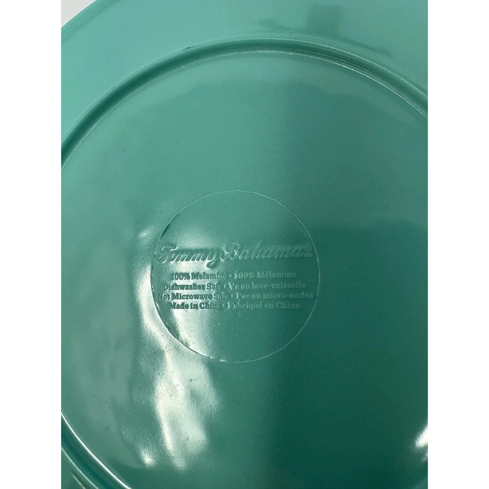 Set of 6 Tommy Bahama melamine Teal 6